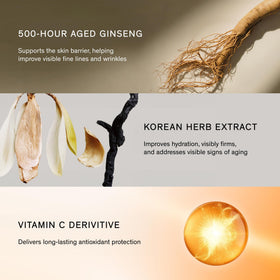 Sulwhasoo Serum on damp skin being absorbed instantly during routine