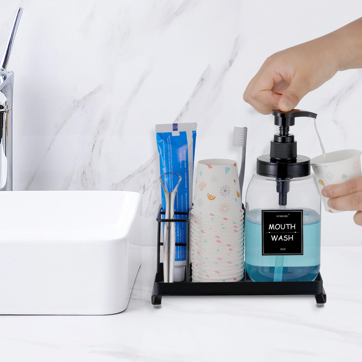 Summark 24oz bottle provides extended use between refills and convenient dosing.