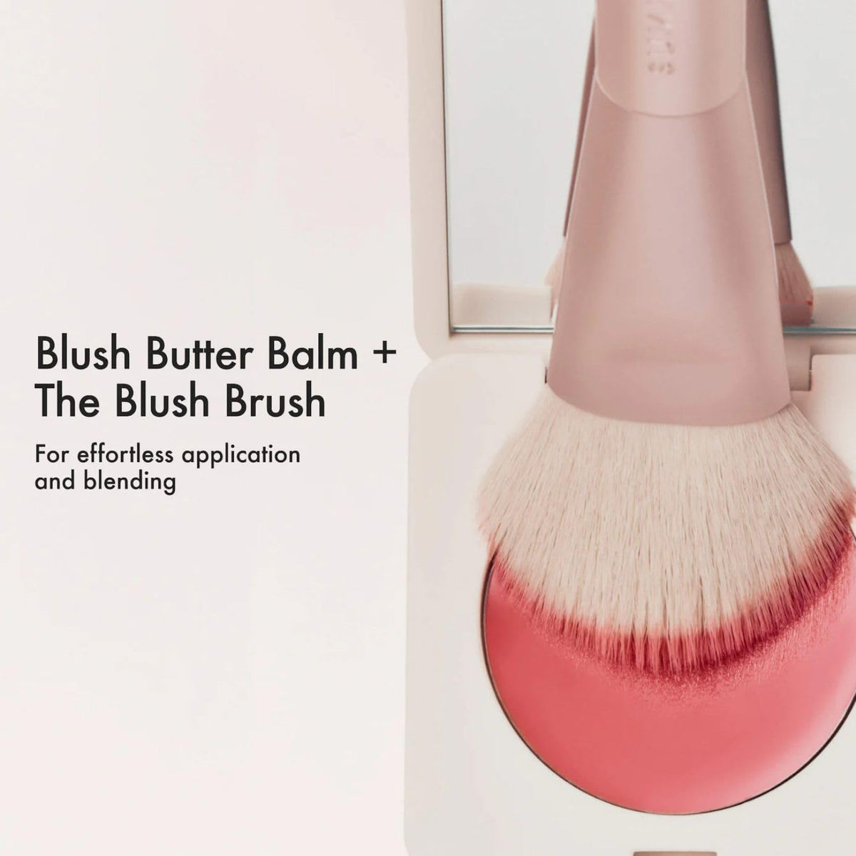 Summer Fridays The Blush Brush dual-ended design offers versatile application in one tool