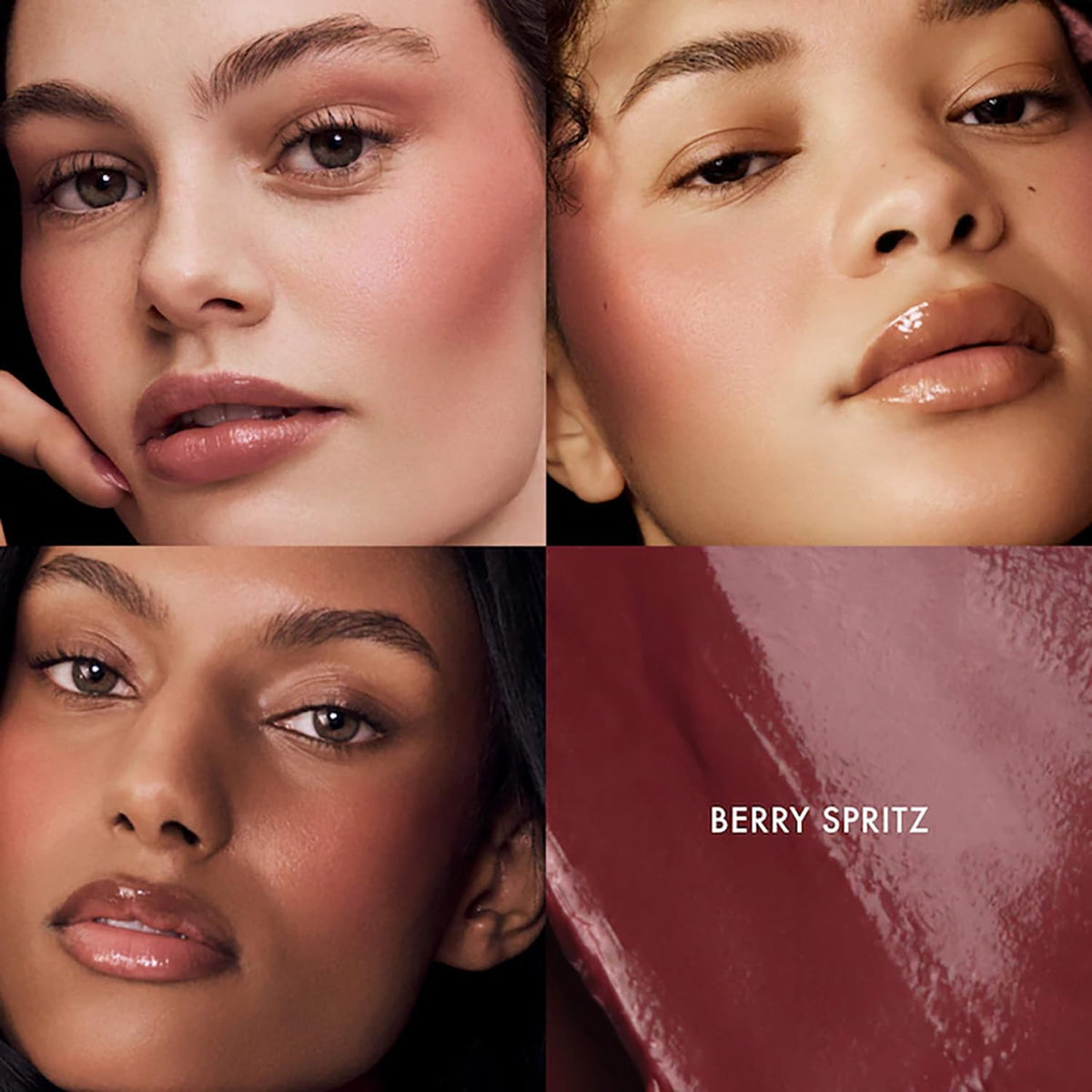 Summer Fridays Blush Butter Balm applied to lips for a soft tint and hydration.