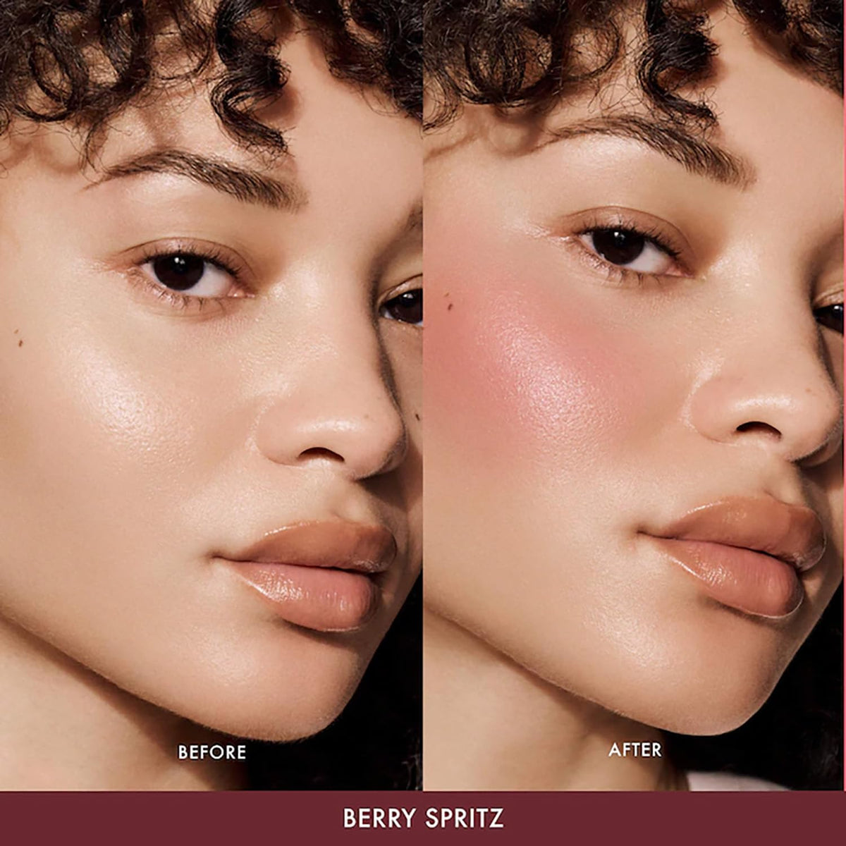 Texture closeup of Summer Fridays Blush Butter Balm highlights creamy slip for blending.