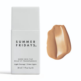 Summer Fridays Sheer Skin Tint bottle with lightweight hydration for daily wear