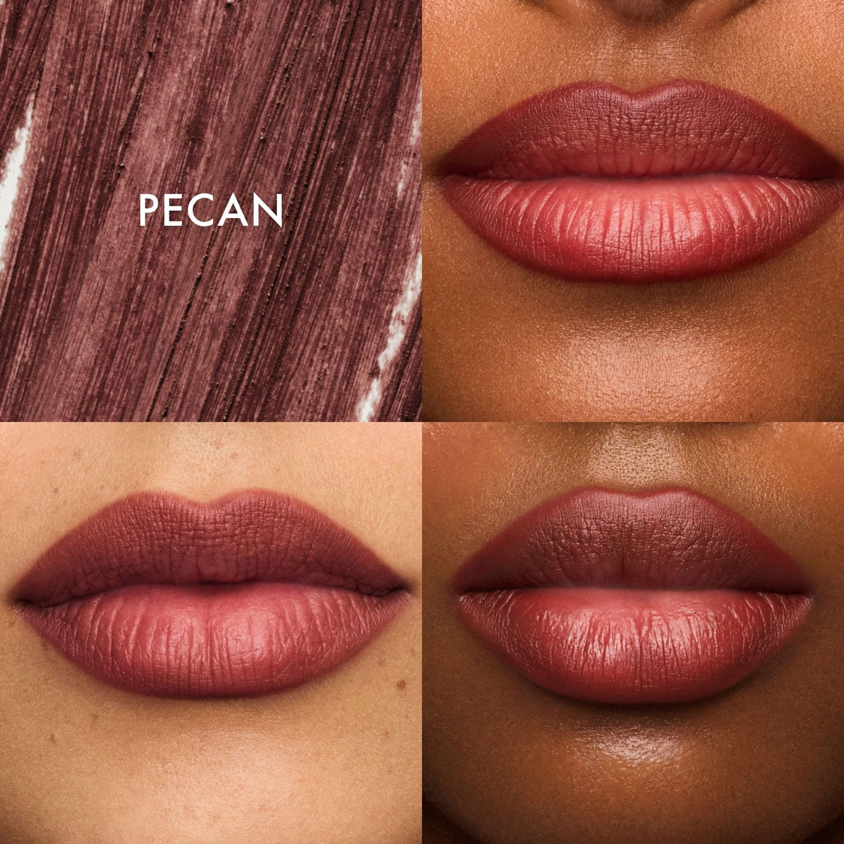 Summer Fridays SoftLine Lip Liner in Pecan defines lip contours with creamy texture.