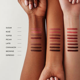 Travel-friendly Latte pencil designed for on-the-go lip artistry.