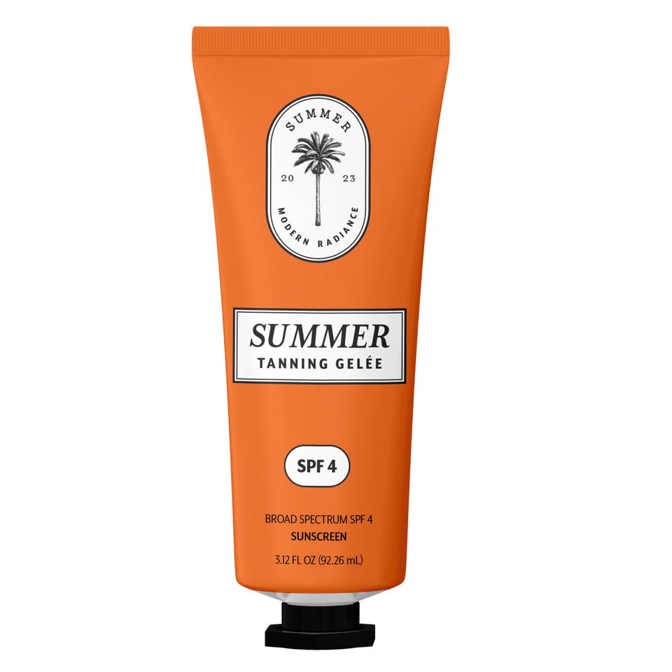 Summer Gelée deep bronze bottle shows natural-looking tan without orange cast.