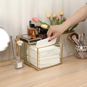 Sumnacon compatible with Clean Skin Cluub XL towels for tidy vanity storage.