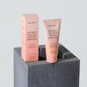 SUN & GLOW 300da collagen peptides close-up highlighting skin nourishment