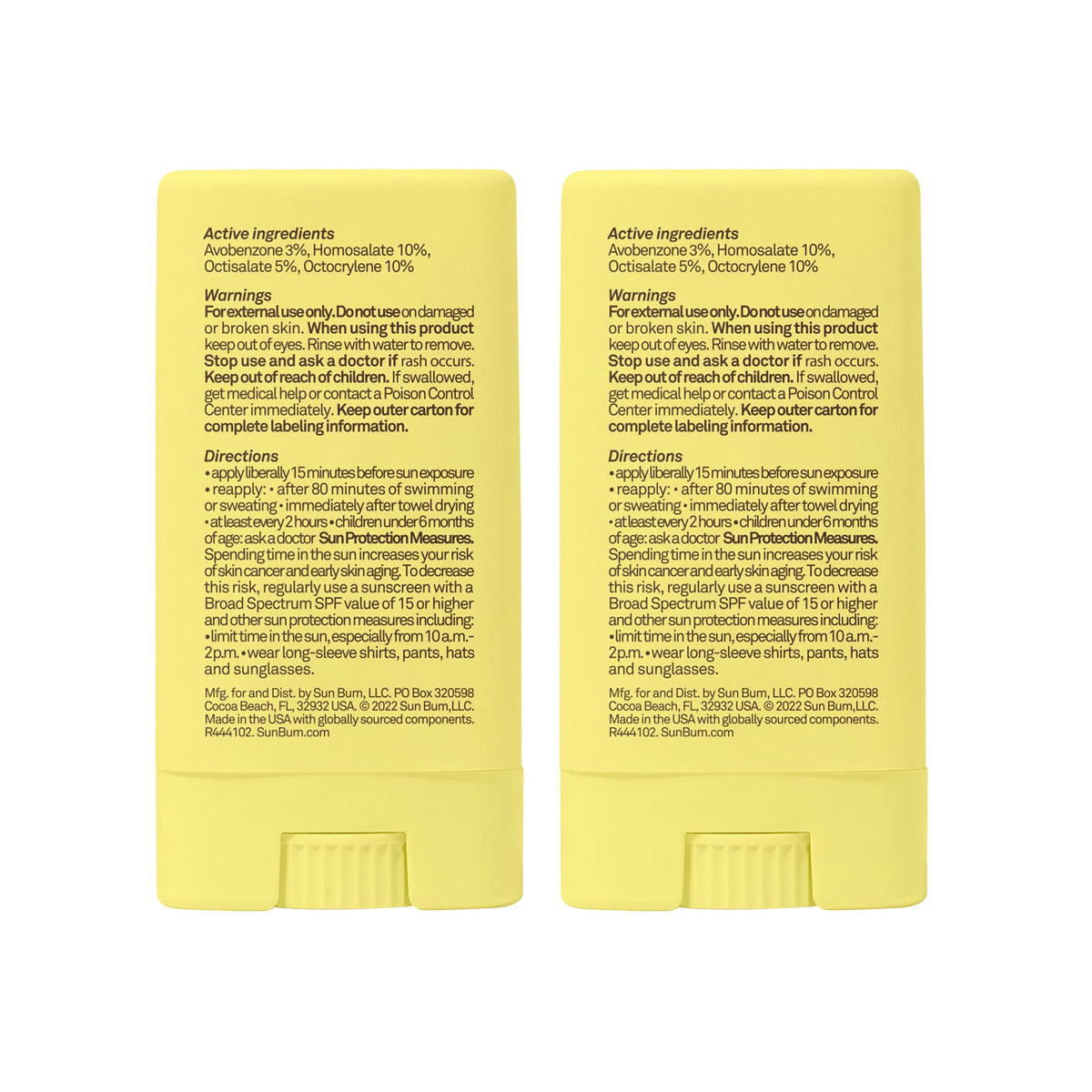 Sun Bum Kids SPF 50 Clear Face Stick fits in a pocket for quick reapplication.