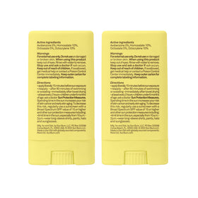 Sun Bum Kids SPF 50 Clear Face Stick fits in a pocket for quick reapplication.