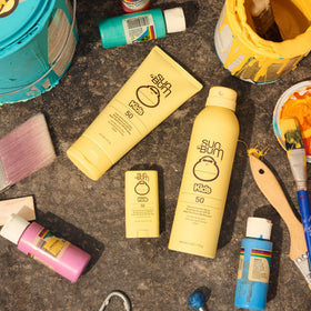 Sun Bum Kids SPF 50 Clear Face Stick is reef-friendly and free from oxybenzone and octinoxate.