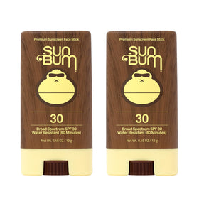 Sun Bum Original SPF 30 face stick close-up for easy on-the-go sun protection.