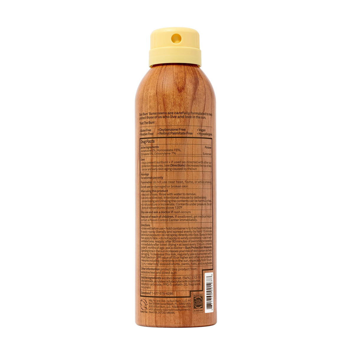 Sun Bum bottle in a beach bag for on-the-go protection.