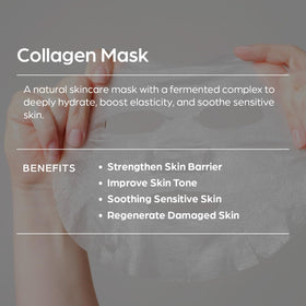 Sun & Glow vegan collagen mask hydration layer close-up highlights multi-layer hyaluronic acid.