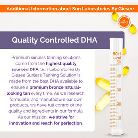 Sun Laboratories by Giesee Dark Sunsation even-tone-skin delivers uniform bronze across skin types