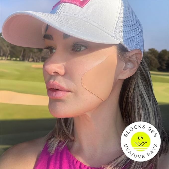 Sun Patch Sunkiss nude nose patch secures protection while skiing or cycling.