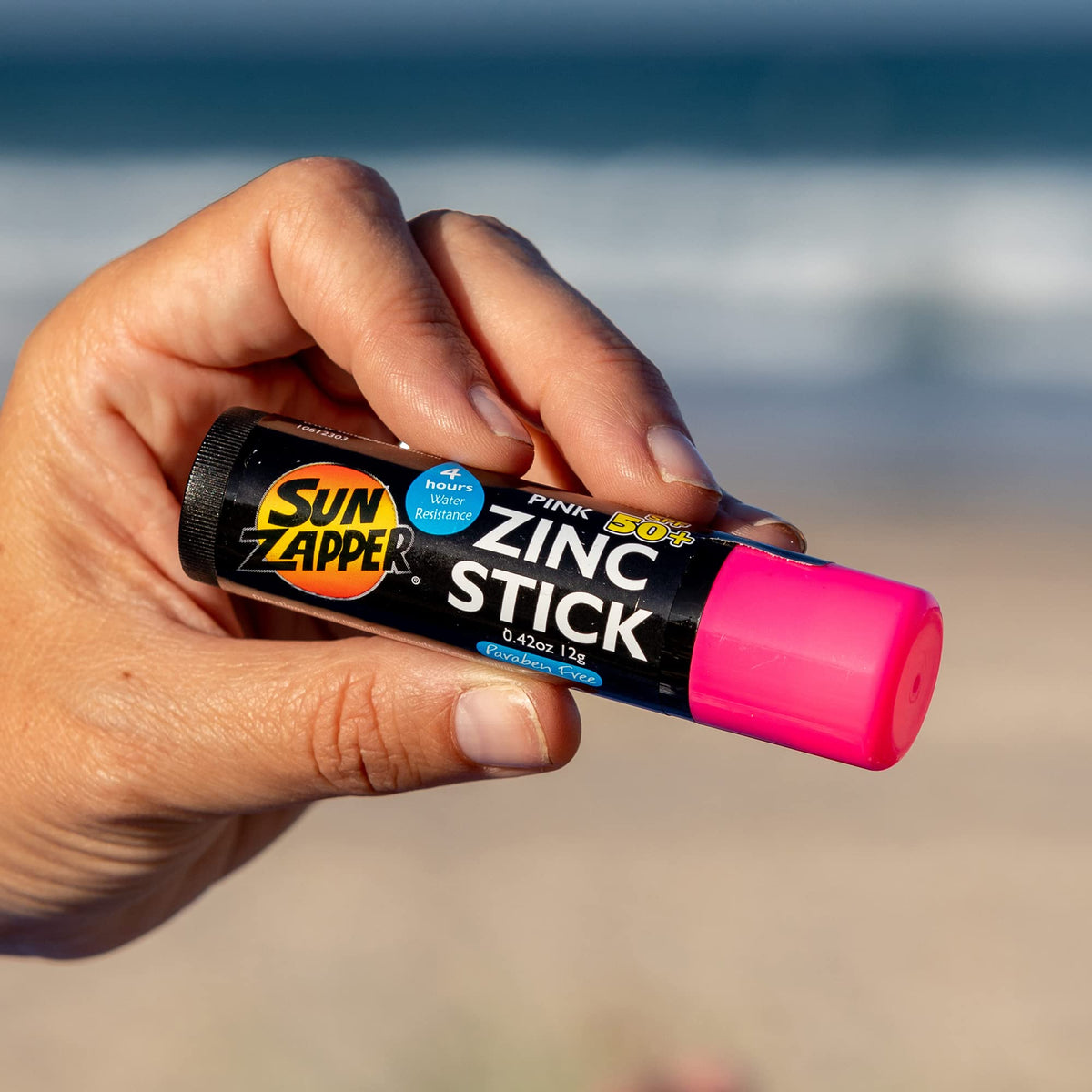 Family-friendly Sun Zapper sticks for kids and adults with visible coverage