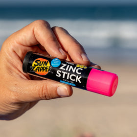 Family-friendly Sun Zapper sticks for kids and adults with visible coverage