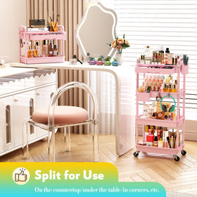 SUNALLY makeup cart gift-ready design offers stylish organization for beauty lovers.