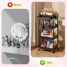 SUNALLY multi-scene storage suits bathroom, vanity, or living room.