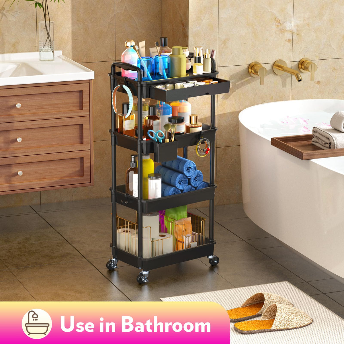 SUNALLY tool-free assembly enables quick setup and instant organization.