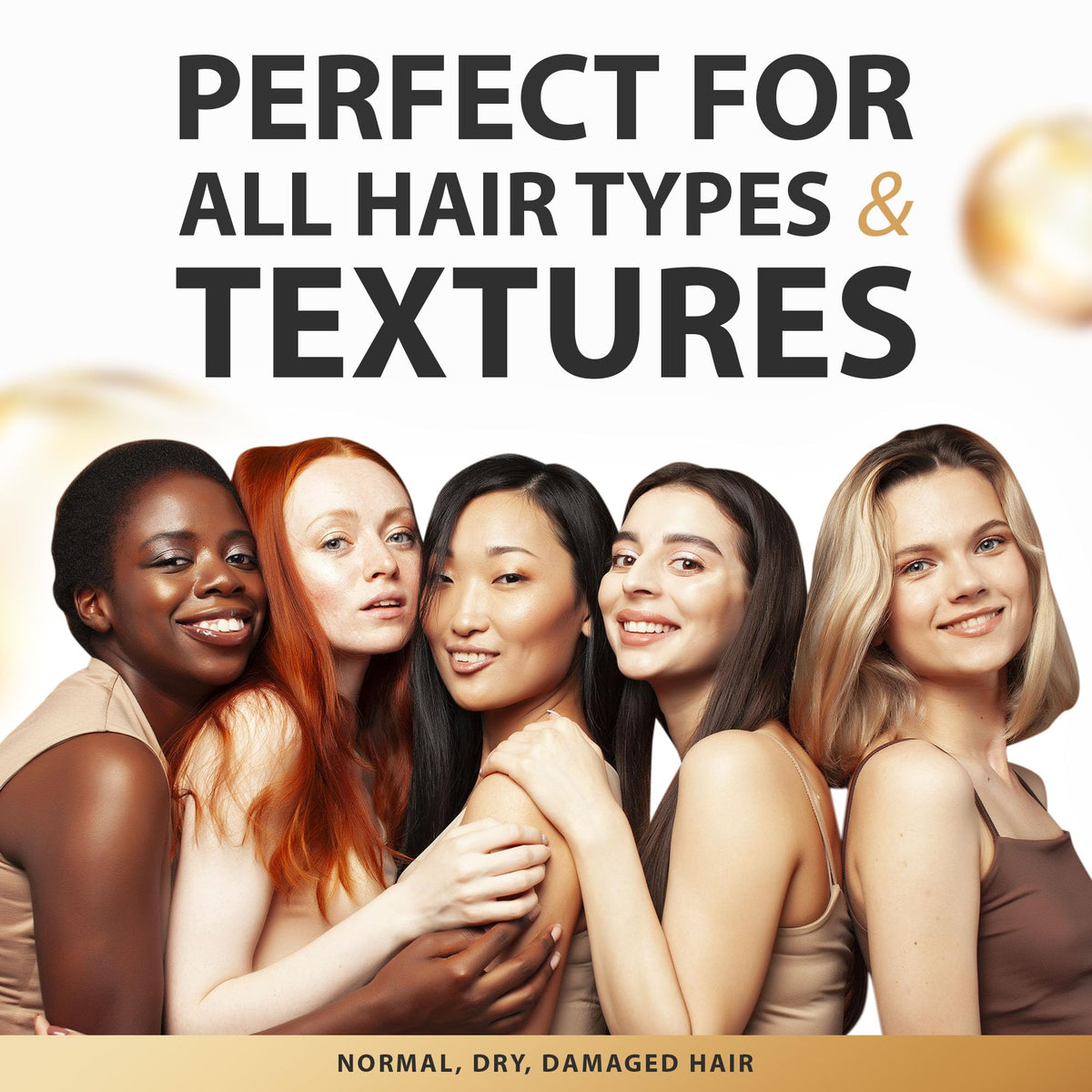 SUNATORIA Hair gloss after use reveals a shiny, frizz-controlled finish.