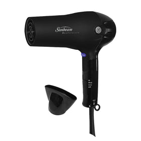 Sunbeam HD3010-005 folding handle enables compact storage and quick styling