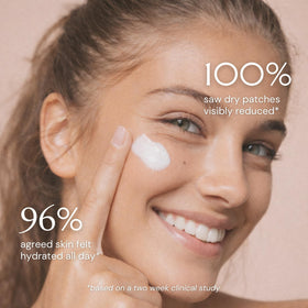 Sunborn Organics jar on skin during application – deep hydration with no greasy residue.