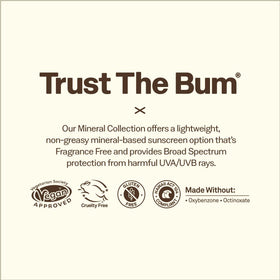 Close-up of Sun Bum SPF 50 lotion texture showing lightweight, non-greasy feel.