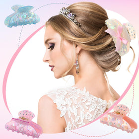 Suncalla banana barrettes acrylic material for light, comfortable wear