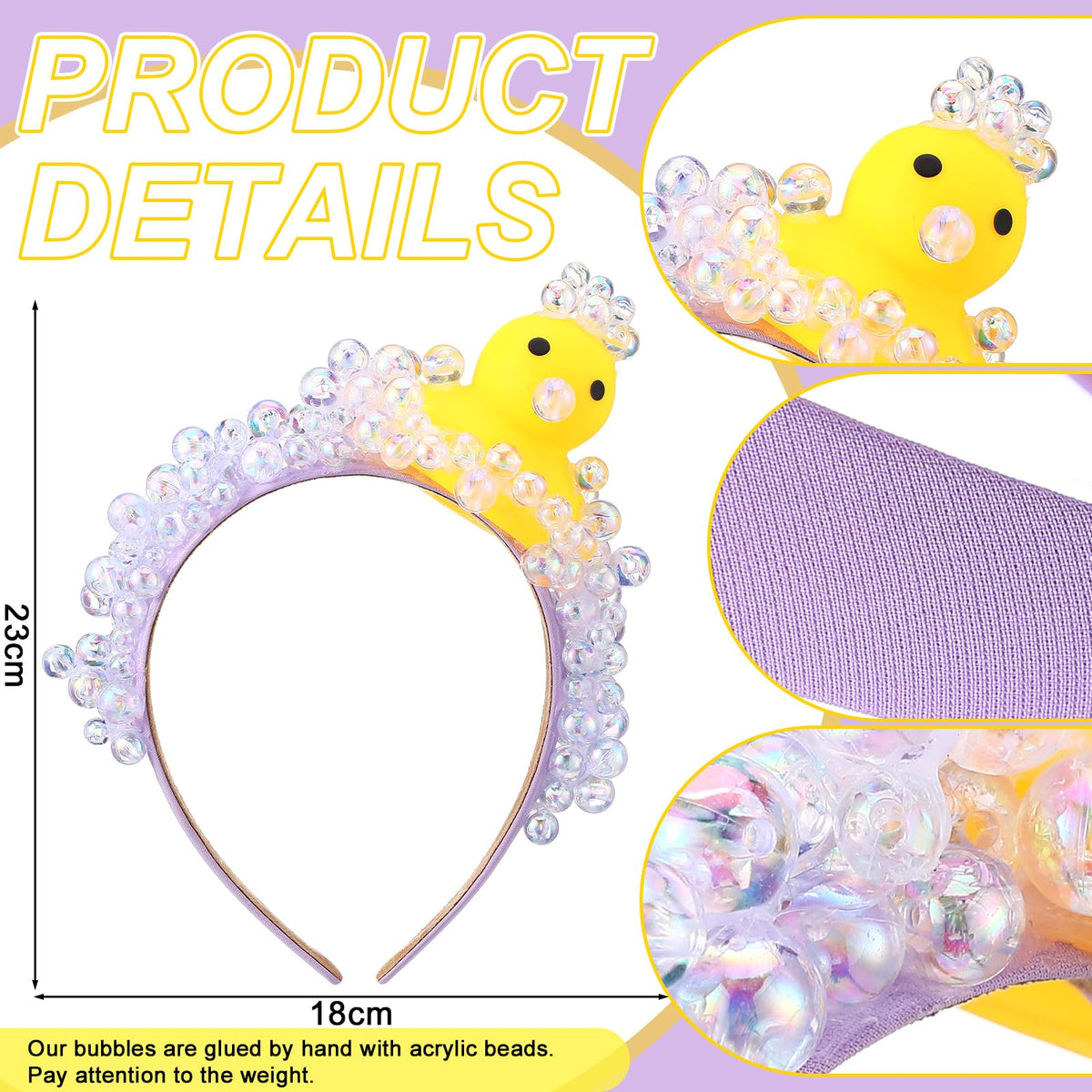 Suncalla headband shows how it pairs with loofah costume accessories for events.