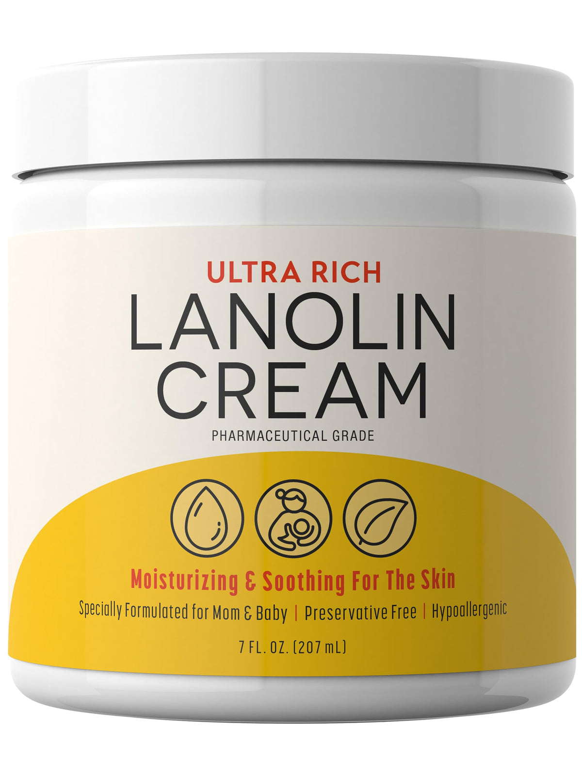 Sundance Lanolin Cream jar displaying a rich moisturizing formula for skin