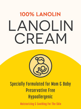 Mom applying Sundance Lanolin Cream to baby's skin in a care routine