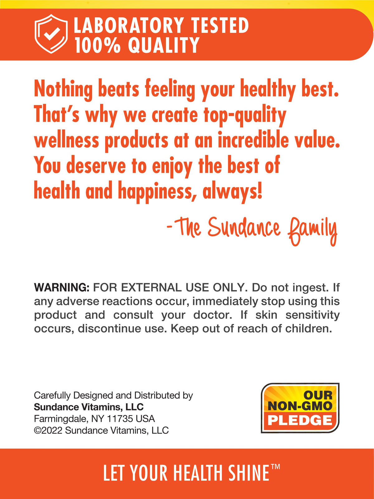 Preservative-free Sundance Lanolin Cream seal for clean skincare