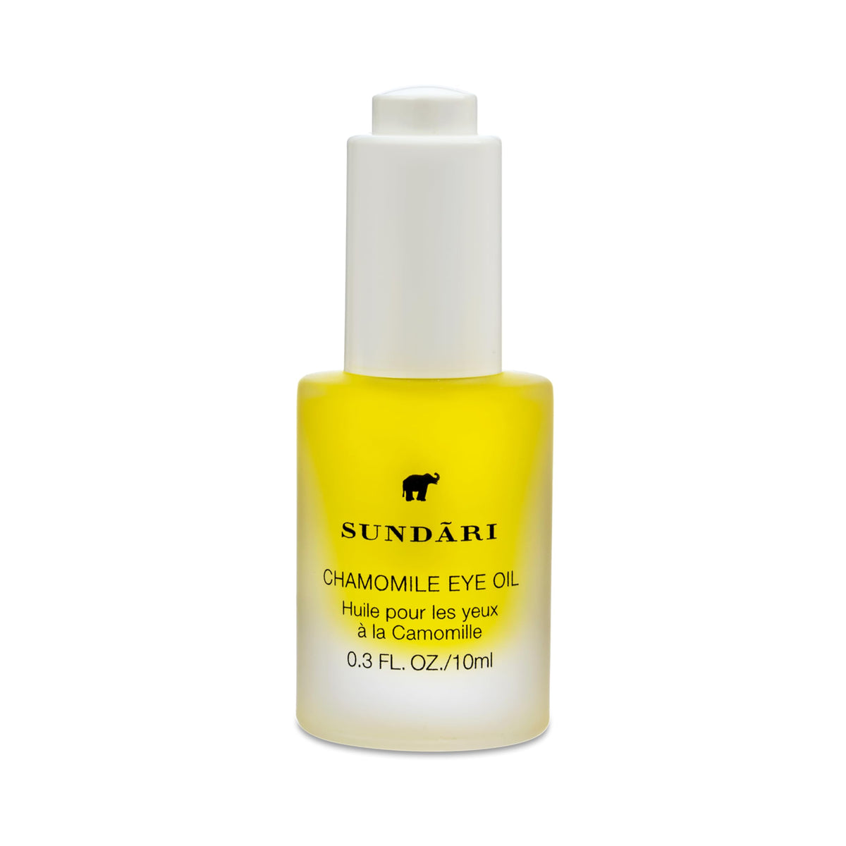 SUNDARI Chamomile Eye Oil bottle shows premium formulation for daily use