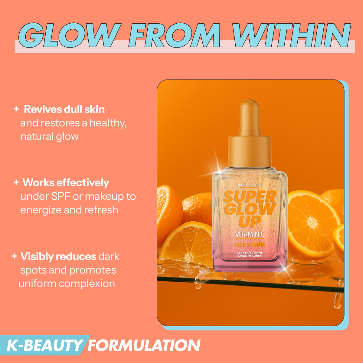 Application scene of Sunday Essence routine, illustrating easy daily use.