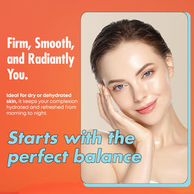 Dropper releasing serum for precise, even application with Sunday Essence.