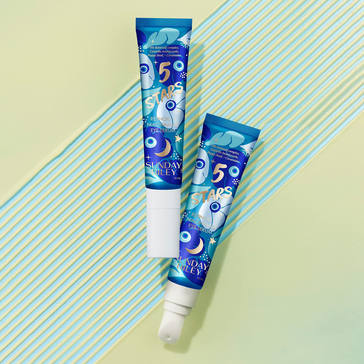 Sunday Riley 5 Stars Eye Serum is cruelty-free and fragrance-free for sensitive skin.