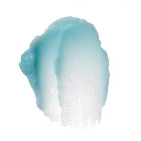 Close-up of Blue Moon balm texture highlighting gentle sugar-based exfoliation.