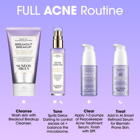 Sunday Riley Breakout Breakup witch hazel soothes irritation while balancing oil on the skin.