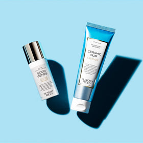 Sunday Riley Ceramic Slip Cleanser close-up showing a gentle daily cleanse for balanced skin.