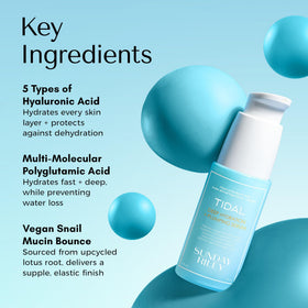 Post-absorption glow from Sunday Riley Tidal serum