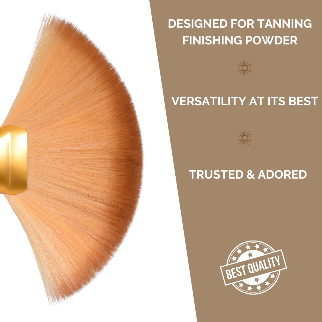 SunFX soft bristles for smooth, even powder application with minimal streaks.