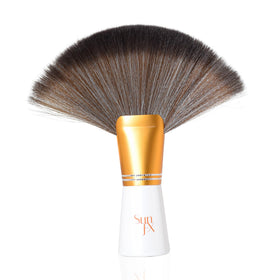 SunFX Finishing Powder Brush with a unique handle design for a comfortable grip.