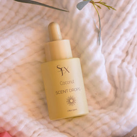 SunFX Scent Drops Coconut sample kit helps clients compare scents.