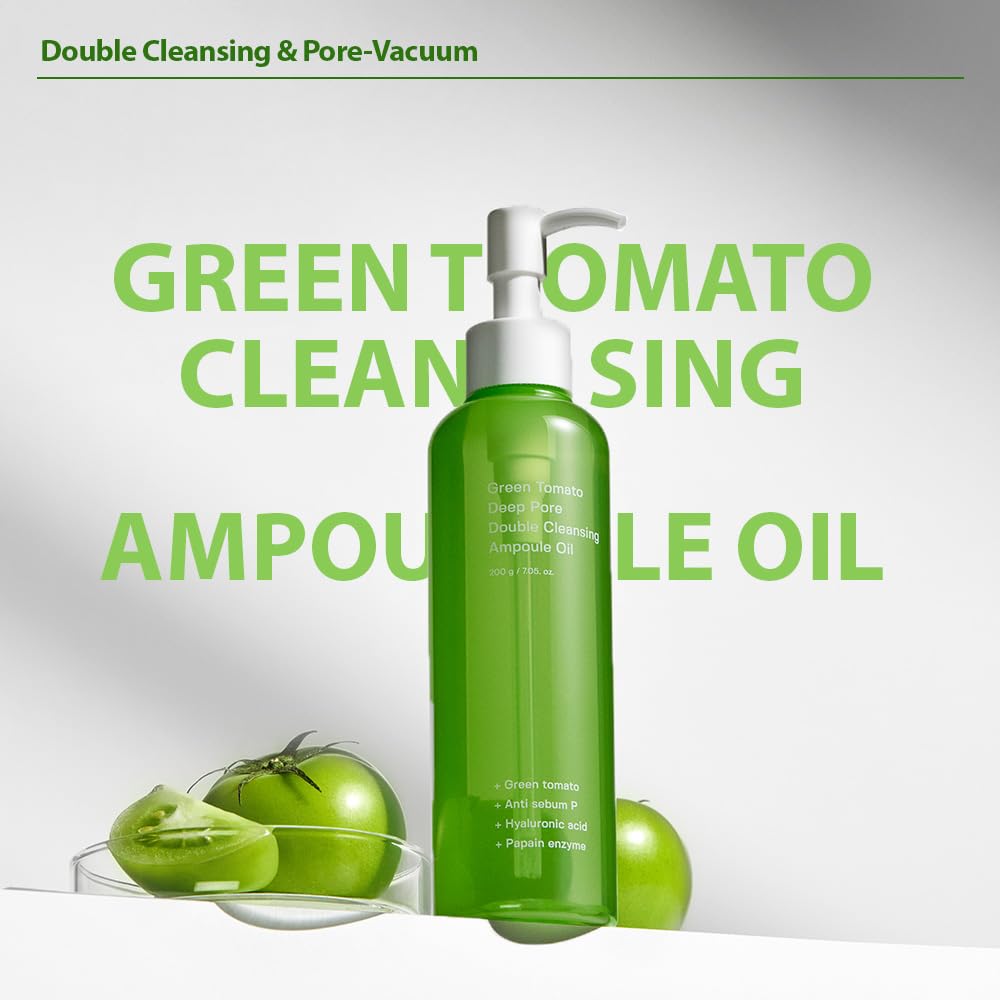 SUNGBOON EDITOR Green Tomato Double Cleansing Ampoule Oil makeup removal