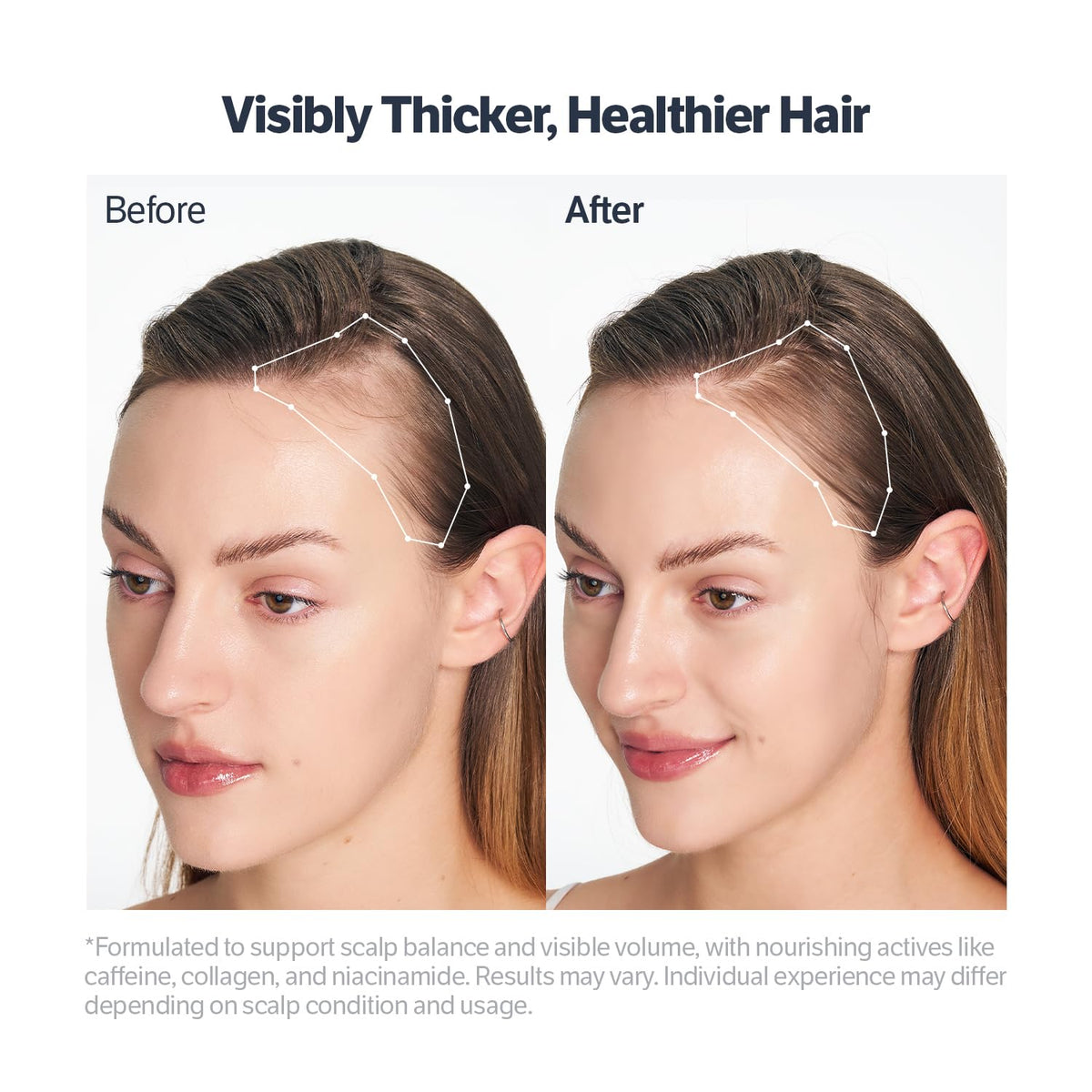 SUNGBOON EDITOR ingredients highlight caffeine, biotin, rosemary for potential scalp revitalization.