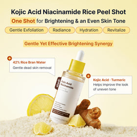 SUNGBOON EDITOR Kojic Acid Peel Shot Serum dropper ready for precise exfoliation application.