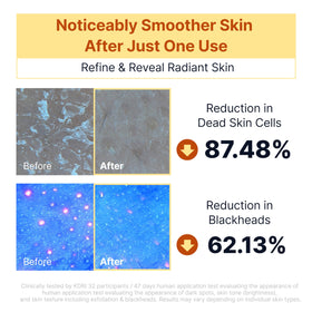 SUNGBOON EDITOR serum texture swirl showcases exfoliating blend.