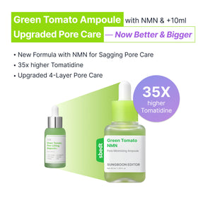 SUNGBOON EDITOR Niacinamide and NMN ingredients closeup—supports smoother skin texture.