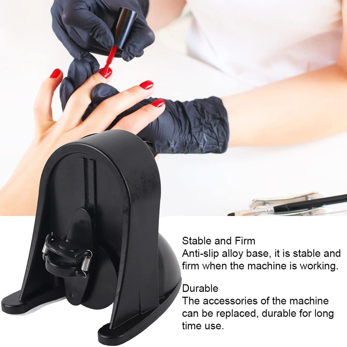Sunicon Nail Polish Shaker adjustable spring adapts to bottle mouths
